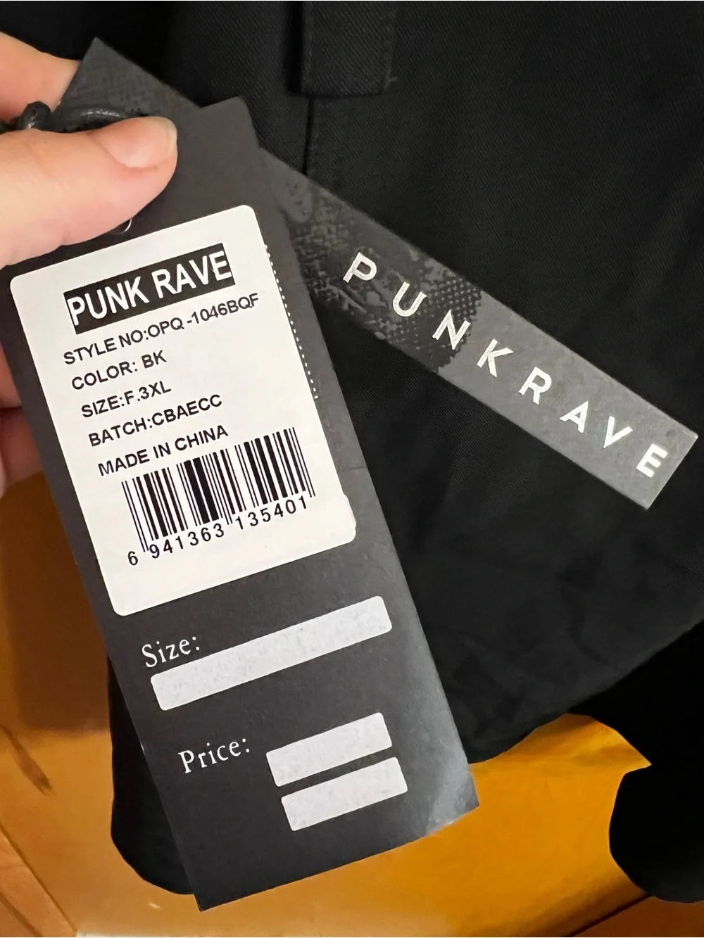 Punk Rave tees silhouette